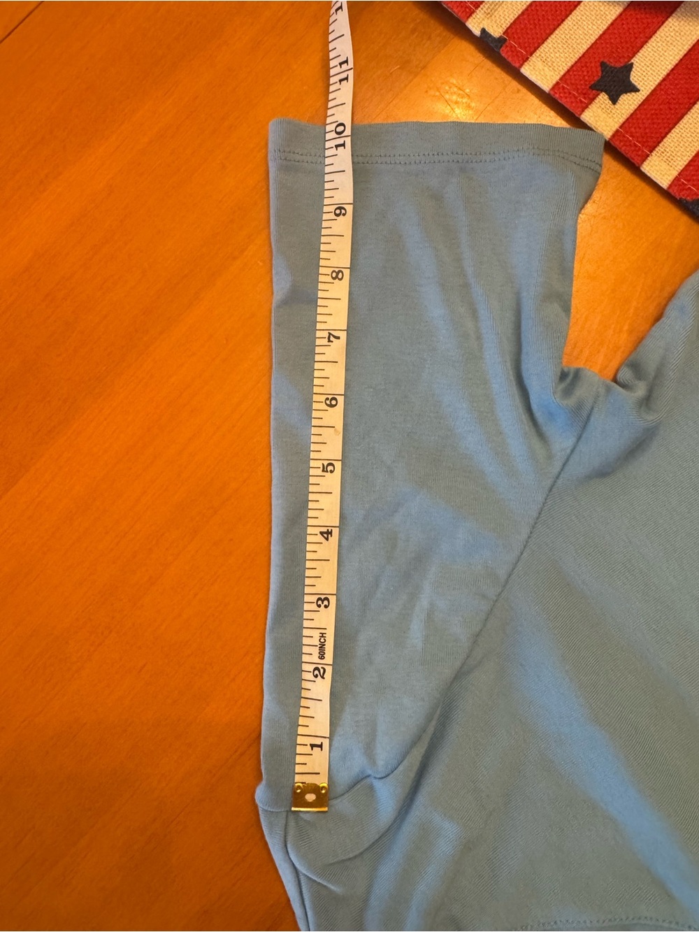 The Talbots Tee in Light Blue - Picture 7 of 7